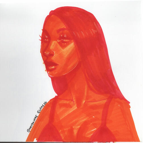 tangerine - alcohol markers